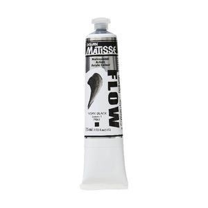 Derivan Flow Paint 75mL Ivory Black S1