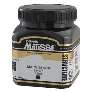 Derivan Structure Paint 250mL Mars Black