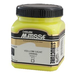 Derivan Structure Paint 250mL Yellow Light Hansa