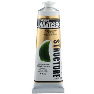 Derivan Structure Paint 75mL Australian Olive Green S2