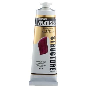 Derivan Structure Paint 75mL Burgundy S2
