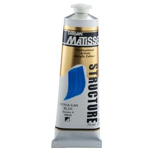 Derivan Structure Paint 75mL Cerulean Blue S4