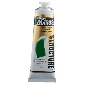 Derivan Structure Paint 75mL Chromium Green Oxide S2