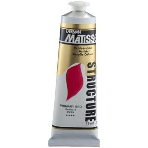 Derivan Structure Paint 75mL Primary Red S4