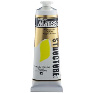 Derivan Structure Paint 75mL Primary Yellow
