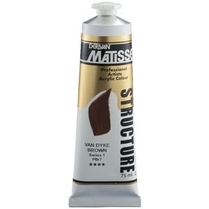 Derivan Structure Paint 75mL Van Dyke Brown S1