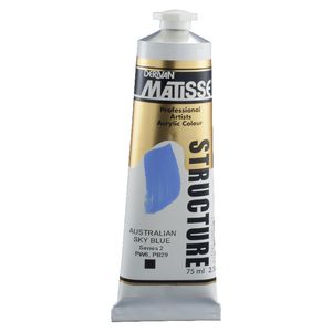 Derivan Structure Paint 75mL Australian Sky Blue S2