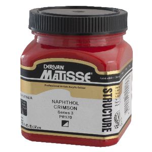 Derivan Structure Paint 250mL Napthol Crimson