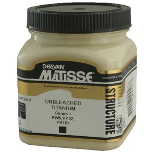 Derivan Structure Paint 250mL Unbleached Titanium