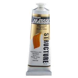 Derivan Structure Paint 75mL Australian Sienna S3