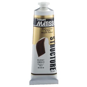 Derivan Structure Paint 75mL Burnt Umber S1