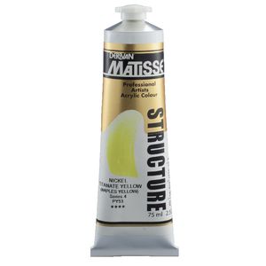 Derivan Structure Paint 75mL Nickel Titanate Yellow