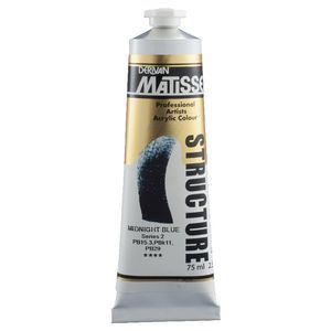Derivan Structure Paint 75mL Midnight Blue S2