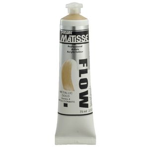 Derivan Flow Paint 75mL Metallic Gold S4