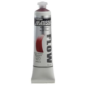Derivan Flow Paint 75mL Deep Rose Madder S4