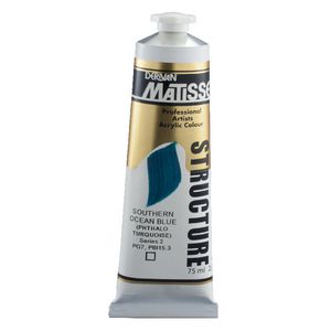 Derivan Structure Paint 75mL Southern Ocean Blue S2