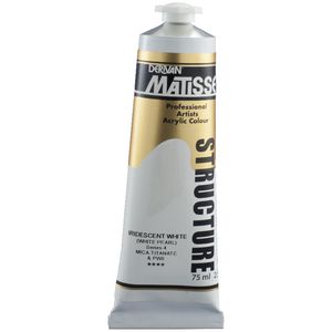 Derivan Structure Paint 75mL Iridescent White