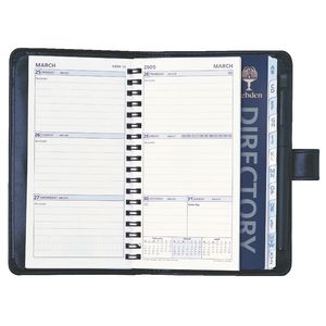 Dayplanner Slim Organiser Black