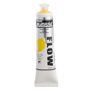 Derivan Flow Paint 75mL Yellow Deep S2