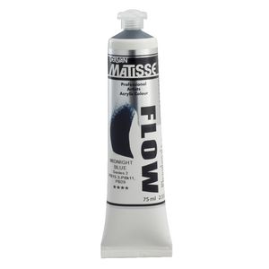 Derivan Flow Paint 75mL Midnight Blue S2