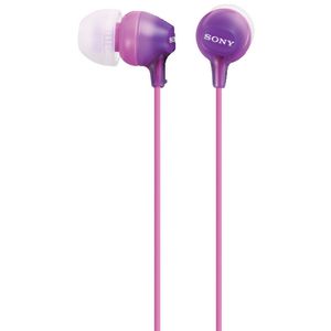 Sony In Ear Headphones Purple EX15