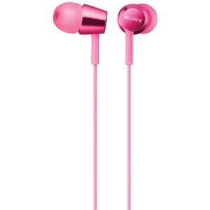 Sony Earphones with Remote Pink