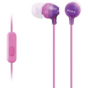 Sony Earphones with Smartphone Control Purple