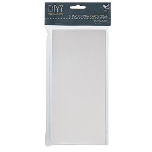 DIYi Folded Cards DL Pearl Chardonnay 20 Pack