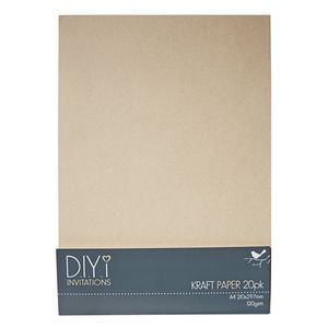 DIYi 120gsm A4 Paper Kraft 20 Sheets