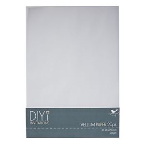 DIYi Vellum Paper 90gsm A4 20 Pack