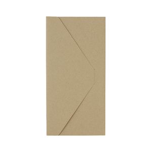 DIYi Deluxe DL Folded Pocket Envelope Kraft 5 Pack