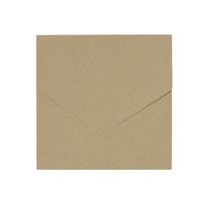 DIYi Deluxe Square Folded Pocket Envelope 150mm Kraft 5 Pack
