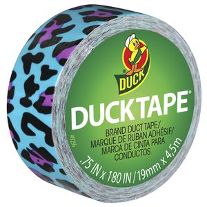 Duck Ducklings Mini Roll Blue Leopard 19mm x 4.5m