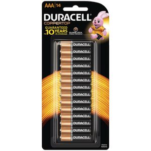 Duracell Coppertop AAA Batteries 14 Pack