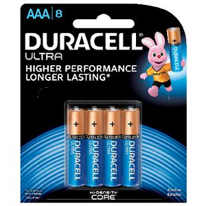 Duracell Alkaline Ultra Batteries AAA 8 Pack