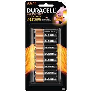 Duracell Coppertop AA Batteries 16 Pack