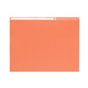 A4 Heavy Duty Document Wallet with Full Flap Orange