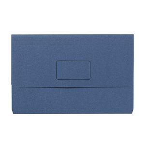 Foolscap Document Wallet 240gsm Navy