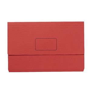 Foolscap Document Wallet 240gsm Red