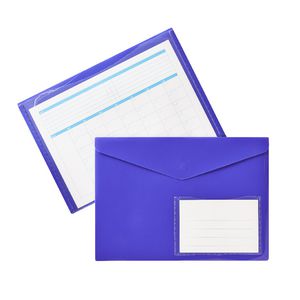 Document Wallet A4 Magnetic Closure Purple