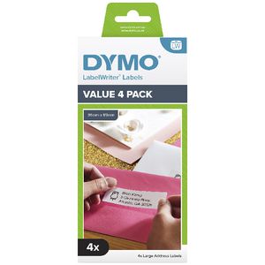 DYMO LabelWriter Address Labels Large 4 Roll Pack