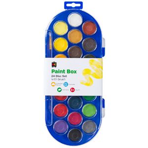 Educational Colours 22 Colour Disc Paint Box
