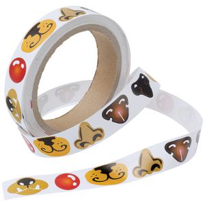 Educational Colours Nose Stickers 600 Pack