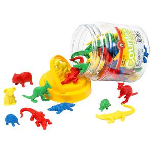 Learning Can be Fun Australian Animal Counters Jar of 48