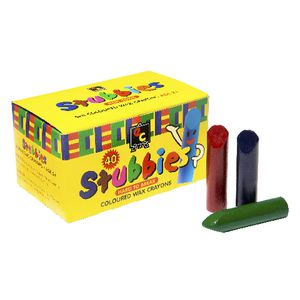 Educational Colours Stubbies Crayons 40 Pack