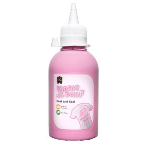 Educational Colours Fabric Craft Paint 250mL Pink