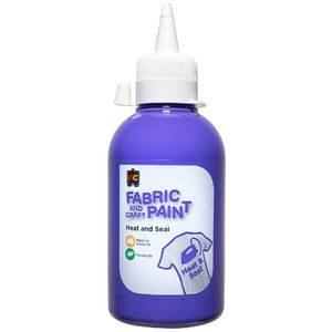 Educational Colours Fabric Craft Paint 250mL Purple