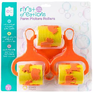 First Creations Farm Picture Rollers Assorted 3 Pack