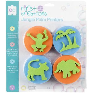 First Creations Jungle Palm Printers Multi-Coloured 4 Pack