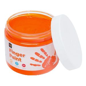 Educational Colours Finger Paint 250mL Orange